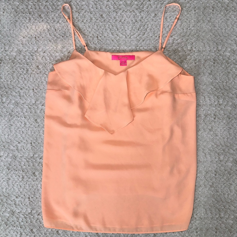 Lilly Pulitzer Karmen Cami in Peach Flamingo